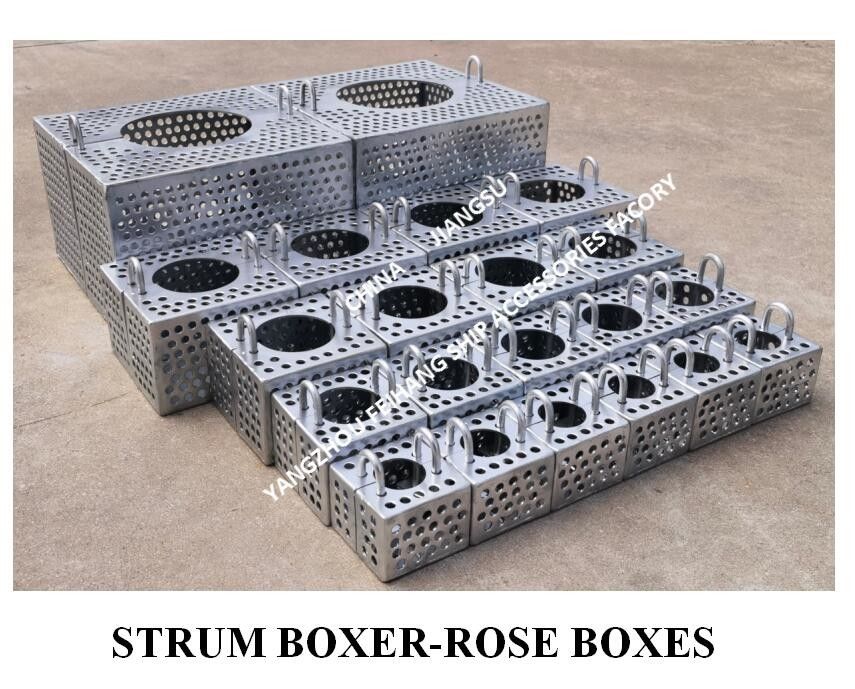 Gegalvaniseerde stalen filter rozen doos voor bilge lijn FH-100A JIS F7206 Mesh-10mm