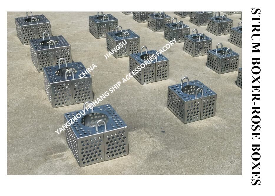 Gegalvaniseerde stalen filter rozen doos voor bilge lijn FH-100A JIS F7206 Mesh-10mm