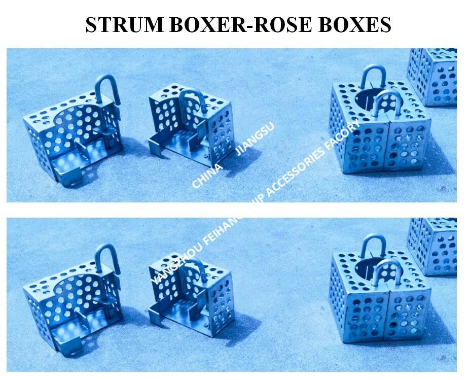 Gegalvaniseerde stalen filter rozen doos voor bilge lijn FH-100A JIS F7206 Mesh-10mm