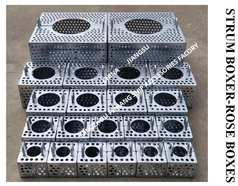 Gegalvaniseerde stalen filter rozen doos voor bilge lijn FH-100A JIS F7206 Mesh-10mm