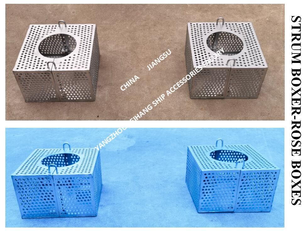 Gegalvaniseerde stalen filter rozen doos voor bilge lijn FH-100A JIS F7206 Mesh-10mm