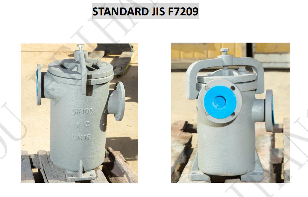 China Simplex Olie Strains & Single Oil Basket Filter Leverancier 5K-125A JIS F7209 Lichaam - Gegooid IJzer En Filter - Roestvrij staal