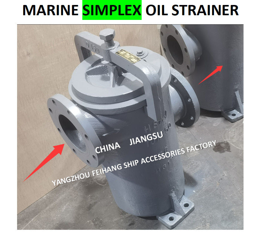 Technische gegevens voor JIS F7209 Simplex-olijstramen en enkelvoudige oliebakfilter - gietijzer en filter - roestvrij staal