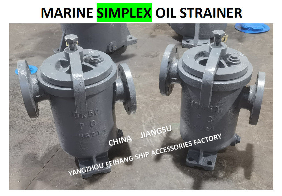 China Simplex Olie Strains & Single Oil Basket Filter Leverancier 5K-125A JIS F7209 Lichaam - Gegooid IJzer En Filter - Roestvrij staal