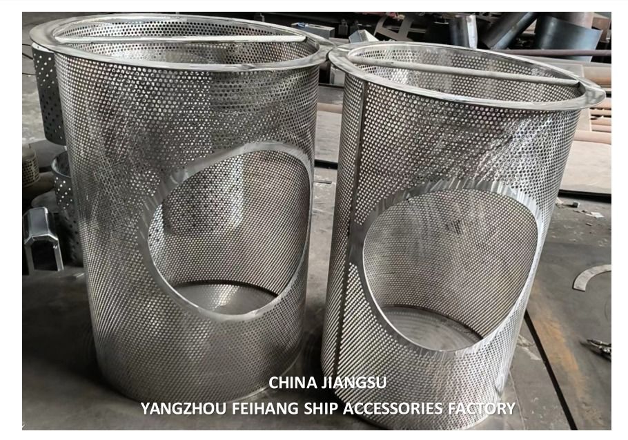 ZEEKISTEN FILTERS & Zeekist Zeefkorven Voor Zeewater Zeef, Behuizing Roestvrij Staal. Maasgat Dia 3mm