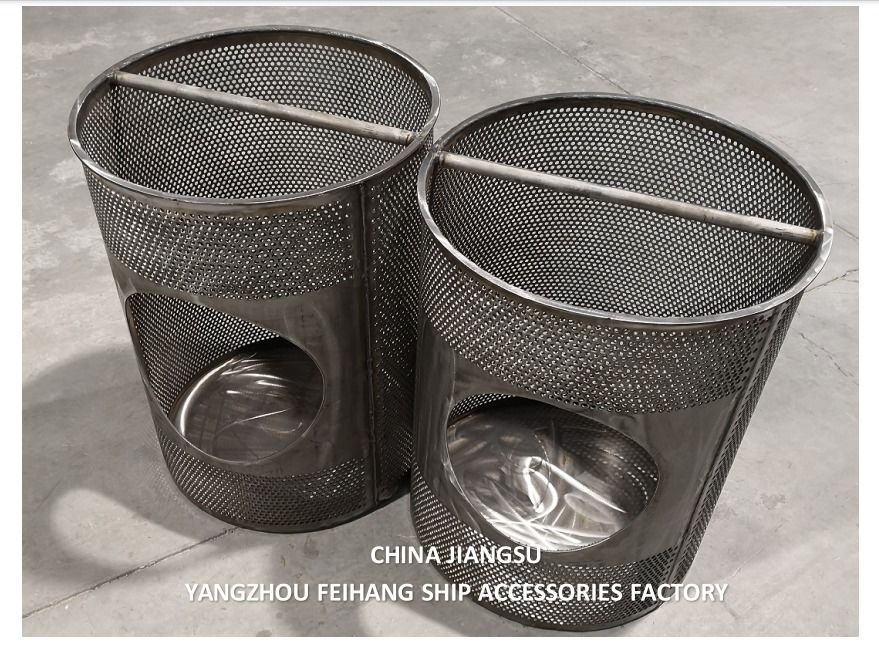 ZEEKISTEN FILTERS & Zeekist Zeefkorven Voor Zeewater Zeef, Behuizing Roestvrij Staal. Maasgat Dia 3mm