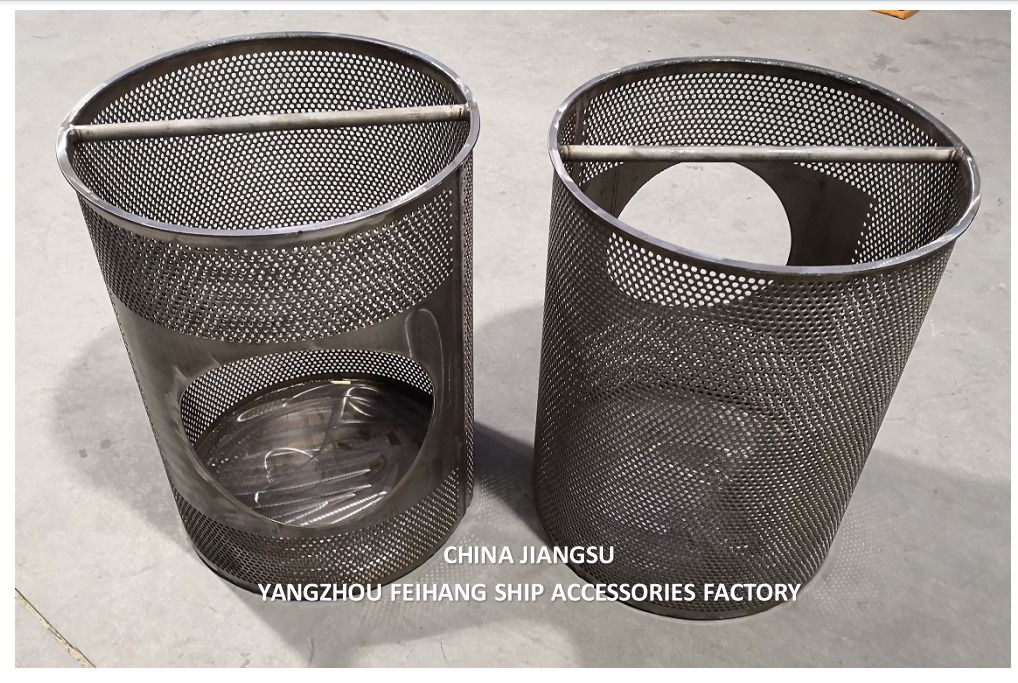 ZEEKISTEN FILTERS & Zeekist Zeefkorven Voor Zeewater Zeef, Behuizing Roestvrij Staal. Maasgat Dia 3mm