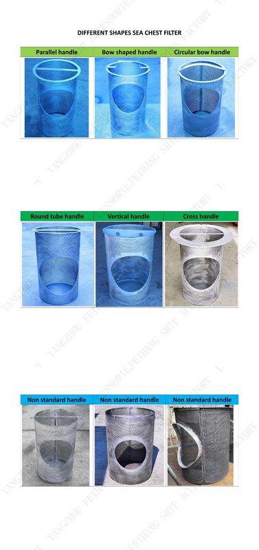 ZEEKISTEN FILTERS & Zeekist Zeefkorven Voor Zeewater Zeef, Behuizing Roestvrij Staal. Maasgat Dia 3mm