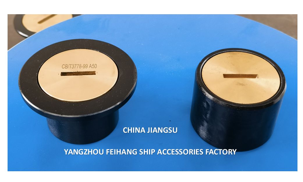 Gegoten stalen behuizing peilkap peilbuiskop voor scheepsdek C65 CB/T3778 industriestandaard scheepskwaliteit materiaal