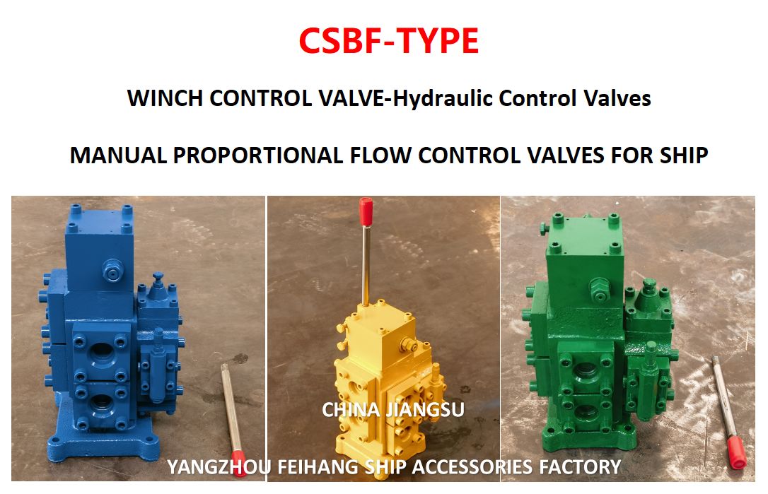 Verschillend symbool voor Winch Regelklep Model CSBF-G32 & Hydraulische Regelklep Model CSBF-G32