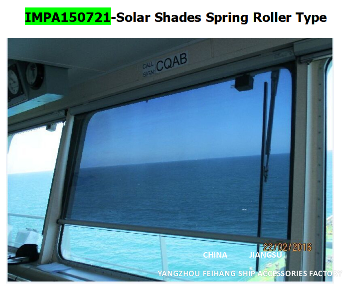 Solar Shades & Marine Solar Blinds for Interior Area Frame Material Aluminium-Alloy Films Kleur Goud, Zilver, Grijz, Brons