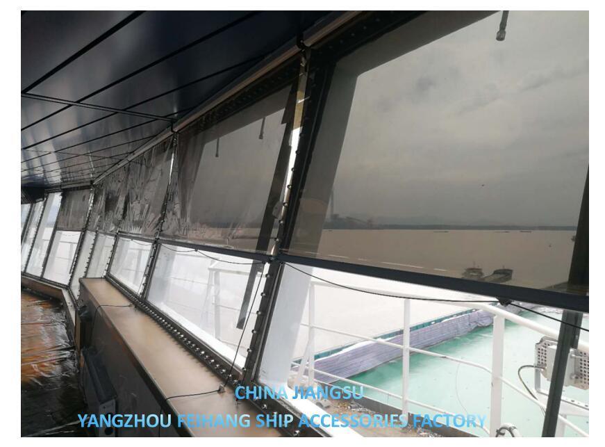 Marine  Solar Blind Roller Type   & Marine Sunshade Sunscreens Roller Blind With Cassette Box- For Navigation Bridge Windows