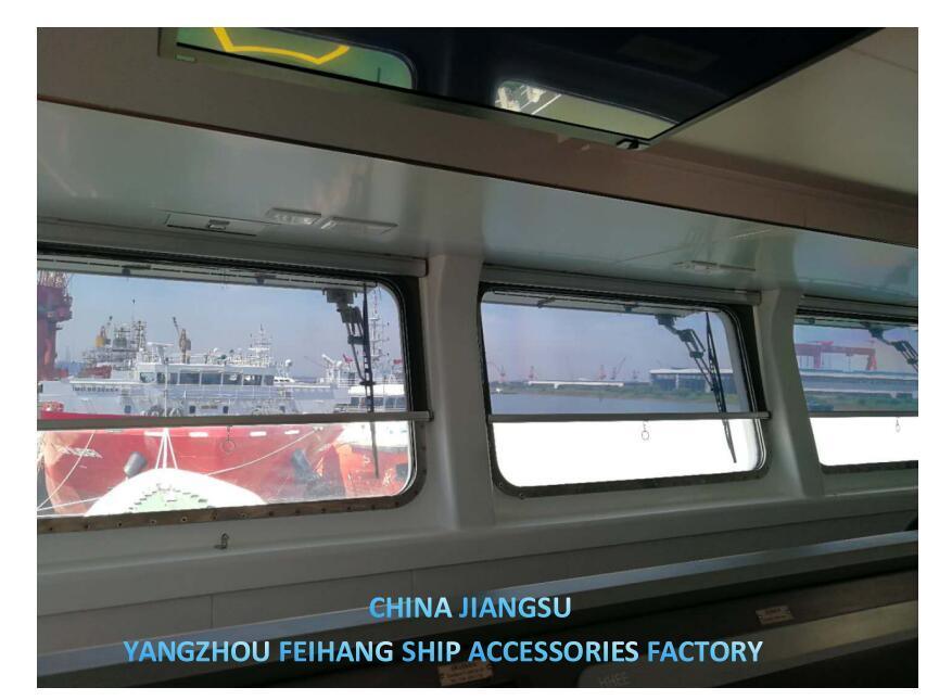 Zonnebeschermingsgordijnen en zonnebeschermers voor scheepsruiten Voor schepen Frame materiaal Aluminium-legeringsfilms Kleur goud, zilver, grijs, brons