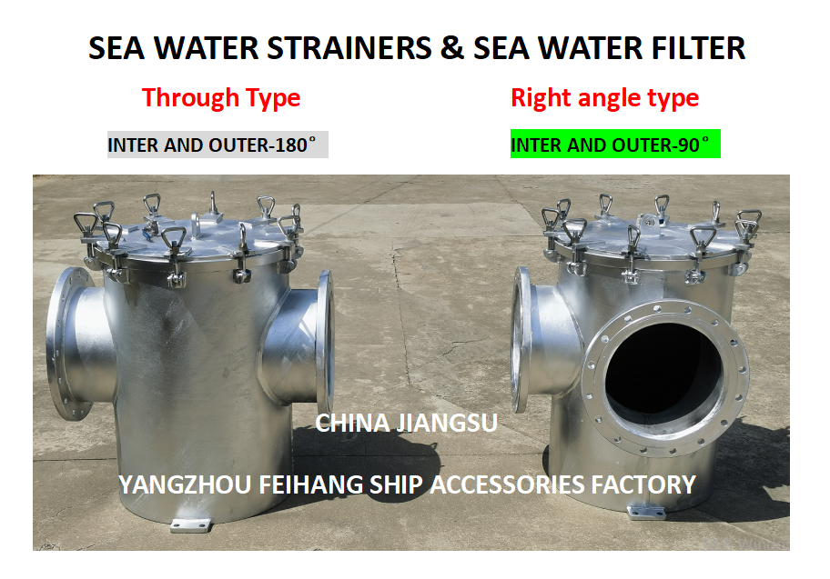 Technical Parameters For AS300 CB/T497 SEA WATER STRAINERS - AS300 CBM1061-81 SEA WATER FILTER