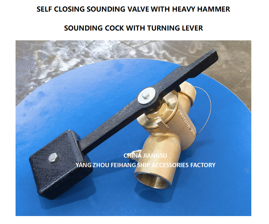 SOUNDING SELF-CLOSING VALVE FH-40A CB/T3778-99 SOUNDING COCK THREADED ENDS Material - Copper
