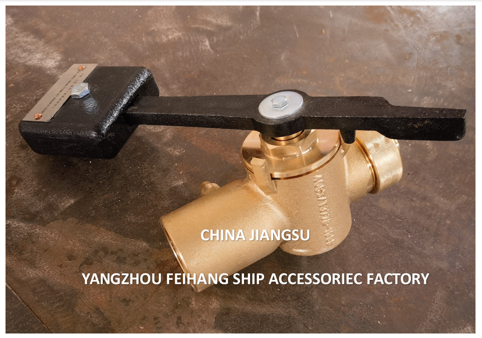 FH-40A CB/T3778 Sounding cock bronze self closing 360 degrees with testvalve BSP  Self-Closing Sounding Pipe valve Pipe PN2.5 Material - Copper  with BSP internal thread end and 360° rotating rod