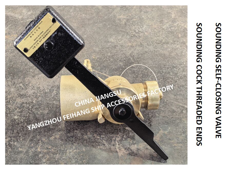 Bronzen zelf-sluitende diepte klep Fh-65a Cb/T3778-99 met Bsp interne draad einde en 360° draaiende staaf.