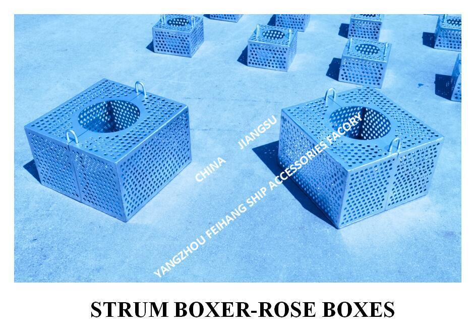 JIS F7206 SUCTION-ROSE BOX STRAINERS & STRUM ROSE BOX STRAINER warm gegalvaniseerd koolstofstaal