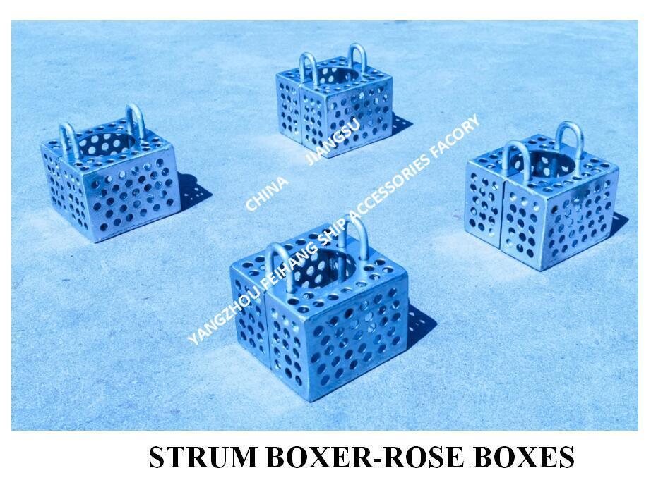JIS F7206 SUCTION-ROSE BOX STRAINERS & STRUM ROSE BOX STRAINER warm gegalvaniseerd koolstofstaal