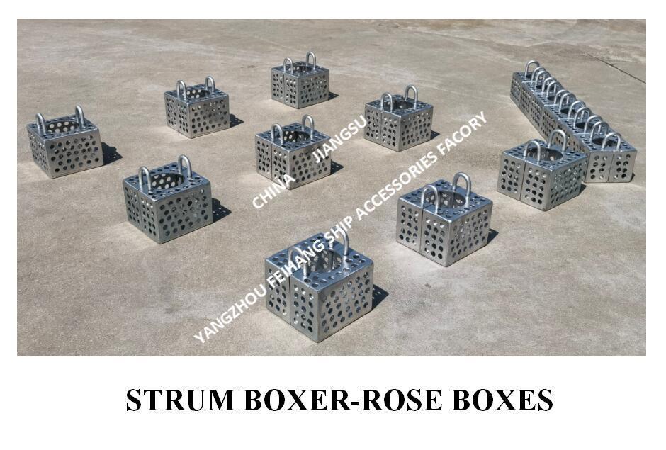 JIS F7206 SUCTION-ROSE BOX STRAINERS & STRUM ROSE BOX STRAINER warm gegalvaniseerd koolstofstaal