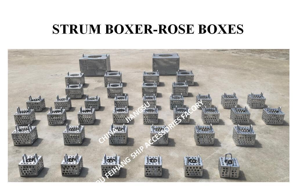 JIS F7206 SUCTION-ROSE BOX STRAINERS & STRUM ROSE BOX STRAINER warm gegalvaniseerd koolstofstaal