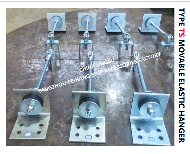 Supports Marine TS472-2 Movable Elastic Hanger  & Type Ts Movable Elastic Hanger TS444-1  MAX.LOAD800KGF