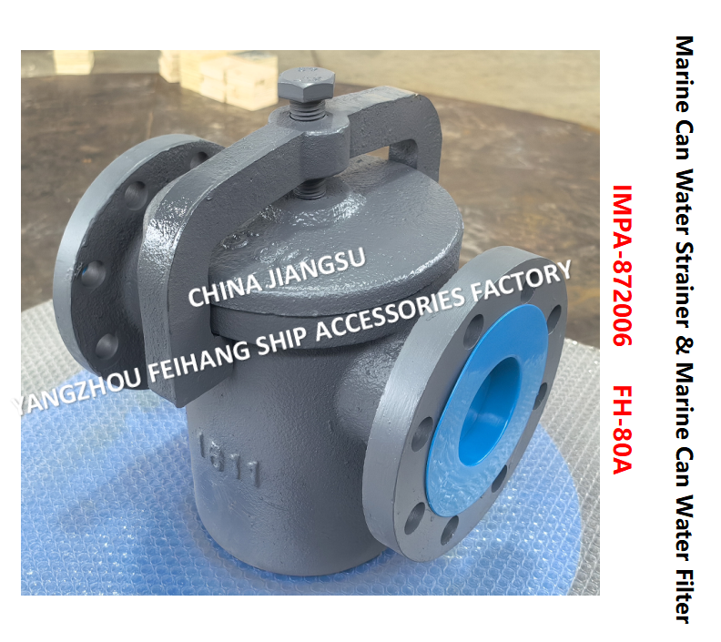 JIS F7121 Can Water Strainer  FH-5K-80A  & Can Water Filter FH-10K-80A Cast iron body, stainless steel filter element