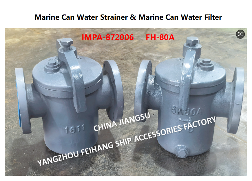 Can Water Strainer  FH-5K-80A  JIS F7121 & Can Water Filter FH-5K-80A Describe：FACE TO FACE-270MM,FLANG OD-180MM,PCD-145MM,BOLT-4*19MM
