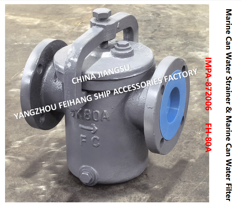 Can Water Strainer  FH-5K-80A  JIS F7121 & Can Water Filter FH-5K-80A Describe：FACE TO FACE-270MM,FLANG OD-180MM,PCD-145MM,BOLT-4*19MM